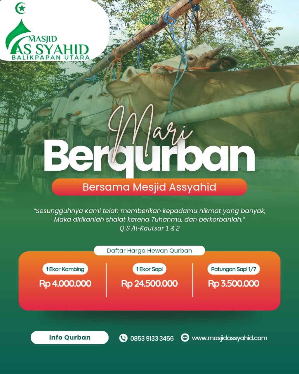 DAFTAR NAMA PESERTA QURBAN 1446H/2025M
